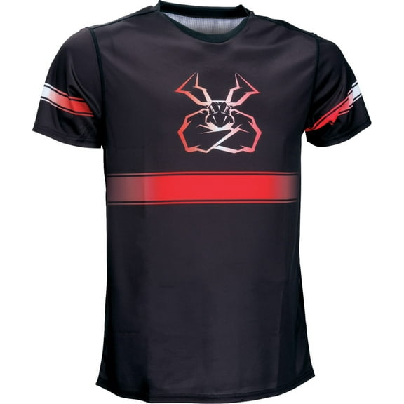 Moose Racing Moose Mens SS MTB Mountain Bike Jersey Red/Black MD