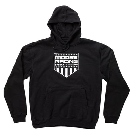 Moose Racing Pro Team Mens Pullover Hoody Black XL