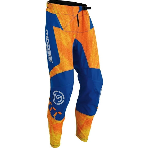 Moose Racing Qualifier 24 Mens MX Offroad Pants Orange/Blue 28 USA