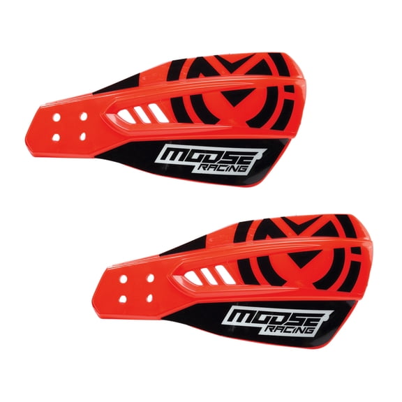 Moose Racing Qualifier Red/Black Handguards (0635-1459)