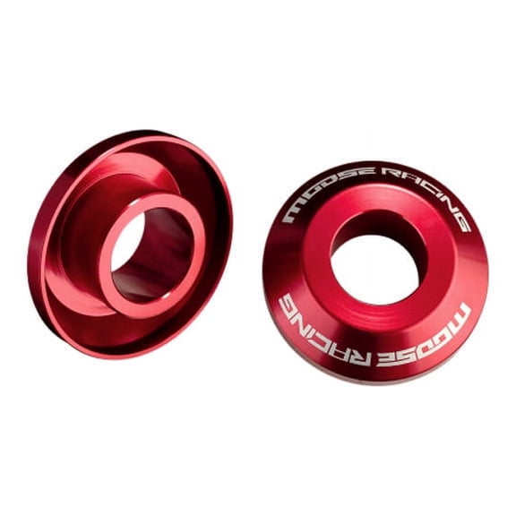 Moose Racing Red Aluminum Rear Wheel Spacer Set (W16-1301R)