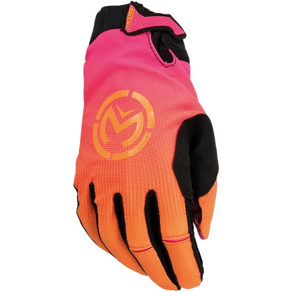 Moose Racing SX1 Mens MX Offroad Gloves Pink/Orange LG