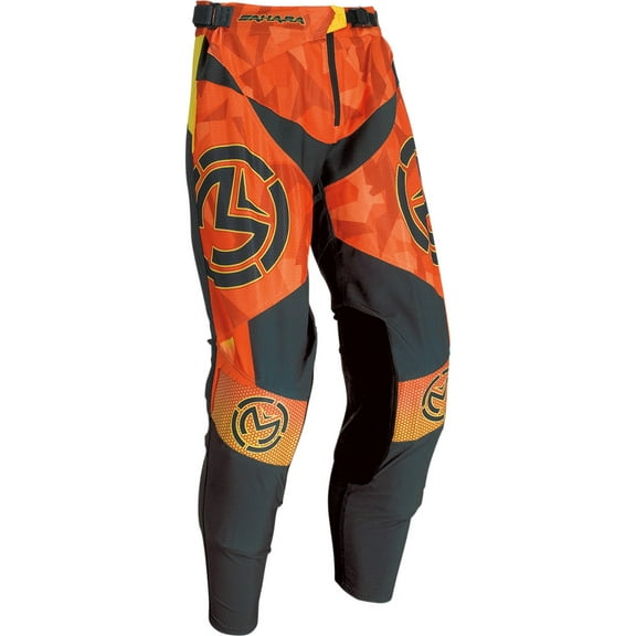 Moose Racing Sahara '22 Mens MX Offroad Pants Orange/Black 32 USA