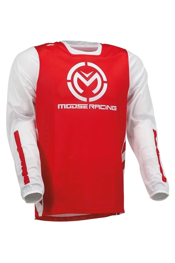 Sahara Mens 23 MX Offroad Jersey Red/White LG