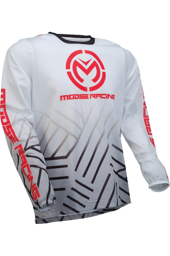 Sahara Mens MX Offroad Jersey Black/White XL