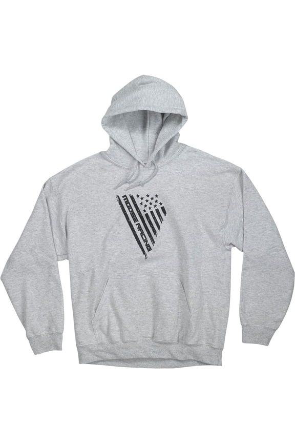 Salute Mens Pullover Hoody Ash MD