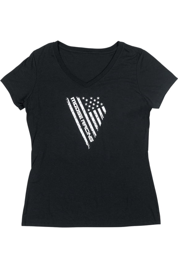 Salute Womens Short Sleeve T-Shirt Black SM