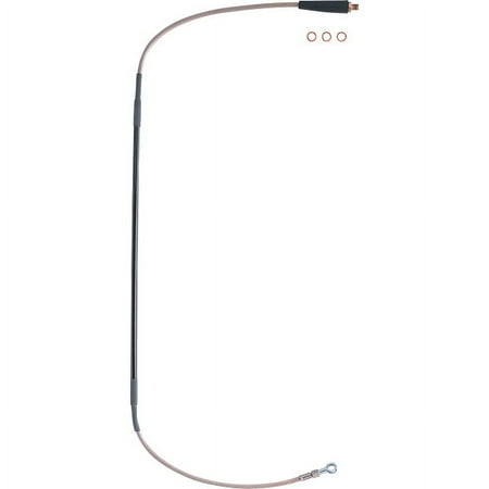 Moose Racing Stainless Steel Braided Brake Line (KAW-6031F)