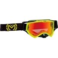 thumbnail image 1 of Moose Racing XCR Pro Star MX Offroad Goggles Hi-Vis/Yellow w/Red Lens, 1 of 1