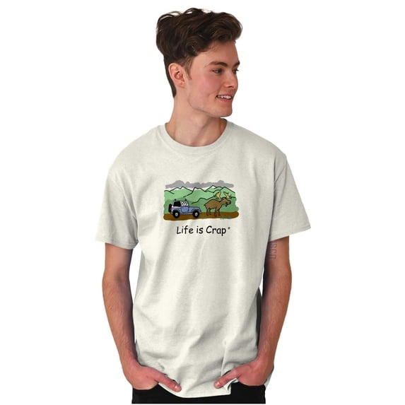 Moose Road Funny Candian Woods Graphic T Shirt Men or Women Brisco Brands