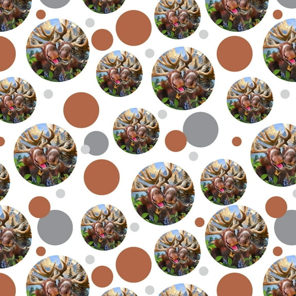 Moose Selfie Premium Gift Wrap Wrapping Paper Roll