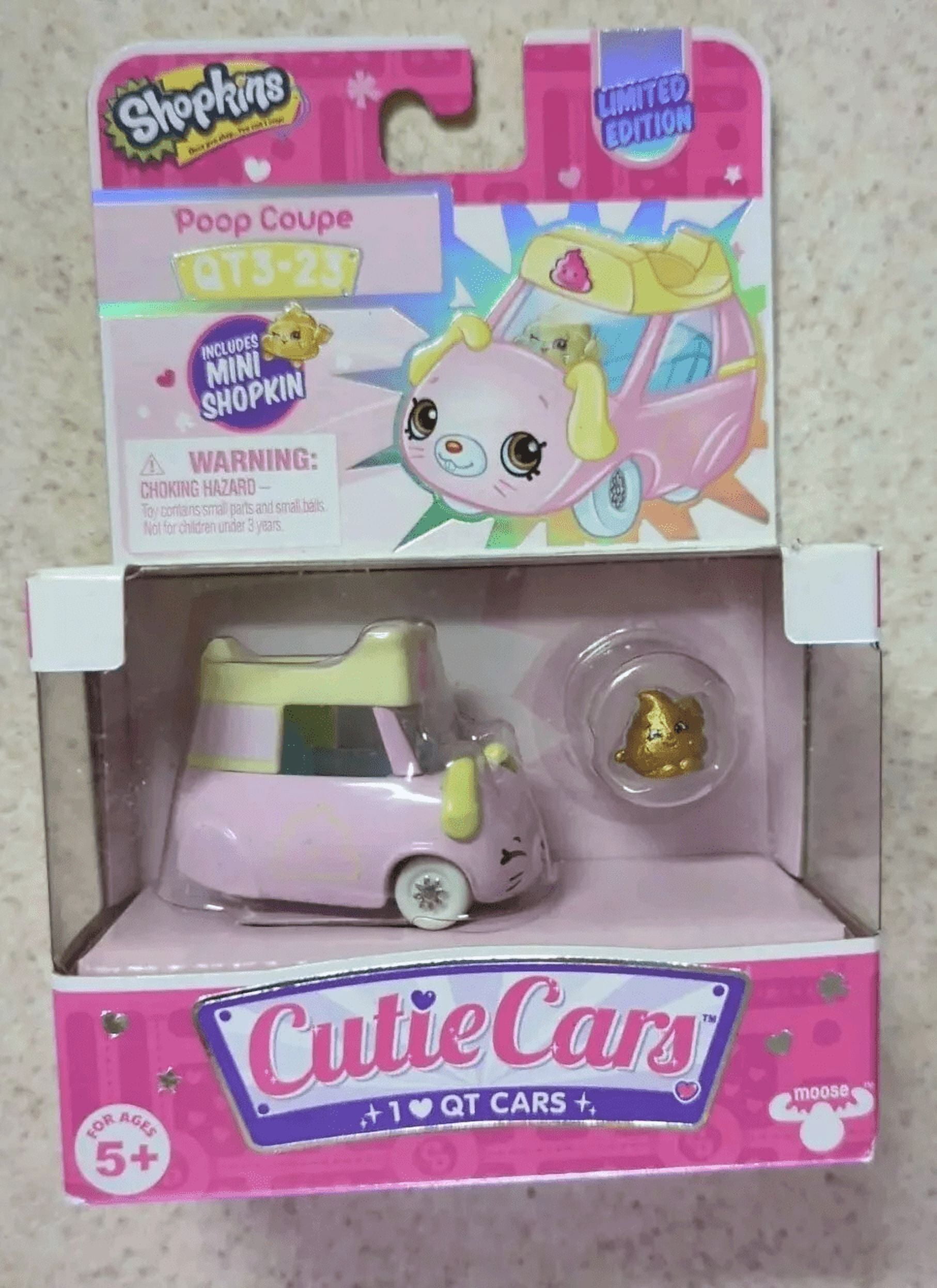 Moose Shopkins Die Cast Cutie Cars Toy Poop Coupe Qt3-23 Limited Edition Mini