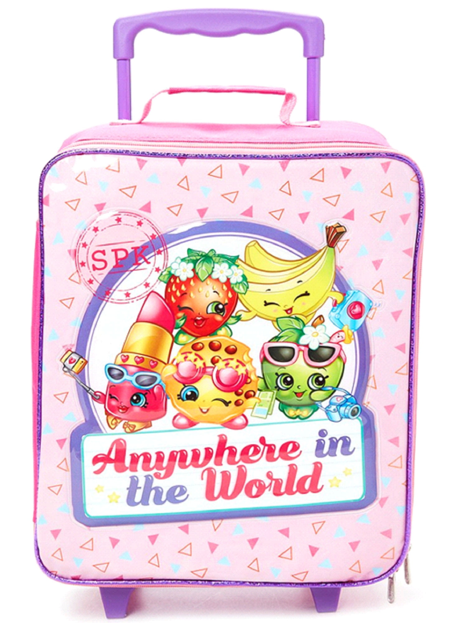 Moose Shopkins Pilot Case Anywhere in the World Pink Rolling