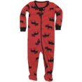 thumbnail image 1 of Moose Silhouette Baby Footed One Piece, 1 of 1