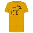 thumbnail image 1 of Moose Silhouette On Grunge Tee Men's -Image by Shutterstock, 1 of 2