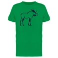 thumbnail image 1 of Moose Silhouette On Grunge Tee Men's -Image by Shutterstock, 1 of 2