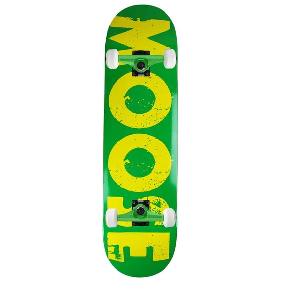 Moose Skateboard Complete Canadian Maple Bold Logo Green 8.25"