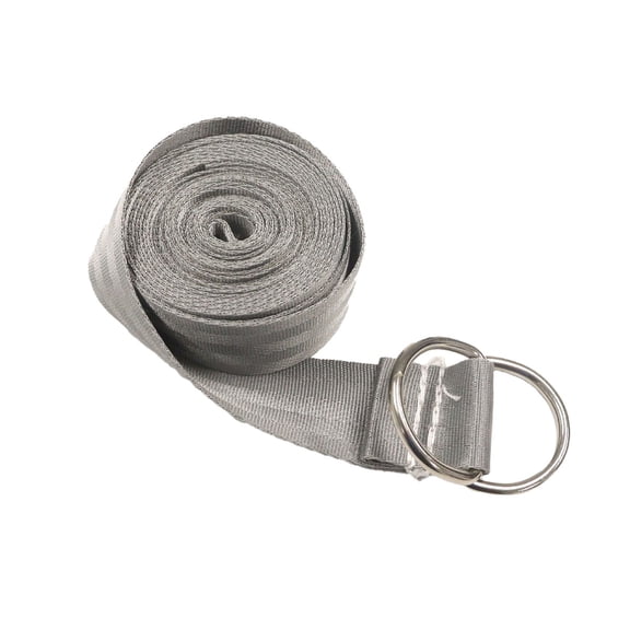 Moose Supply 1.5" x 13' Heavy Duty Tie Down Straps with Double D Ring, Commercial Grade Nylon Webbing Tie-Down Strap for Canopy Tents, Gray 50-Pack