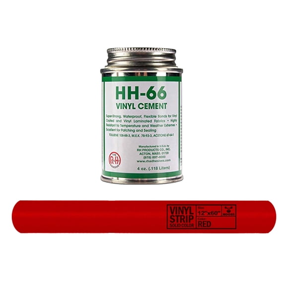 Moose Supply 4oz HH66 Inflatable Repair Kit, Red