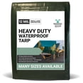 thumbnail image 1 of Moose Supply Heavy Duty Waterproof Poly Tarp Covers, 12 Mil, 30' x 30', 1 of 8