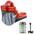 thumbnail image 1 of Moose Supply Inflatable Bounce House Vinyl Repair Kit with 4oz HH66 Glue, Gray Marble, 1 of 6