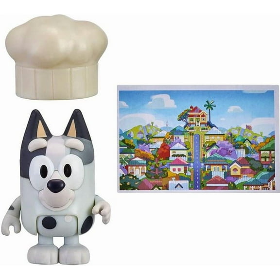 Moose Toys 3 Years+ Bluey Muffin & Chef Hat Mini Figure & Accessory