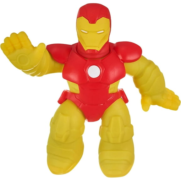 Moose Toys 41370 Heroes of Goo Jit Zu Marvel Hero Pack The Invincible Iron Man Gooey, 4.5" Tall