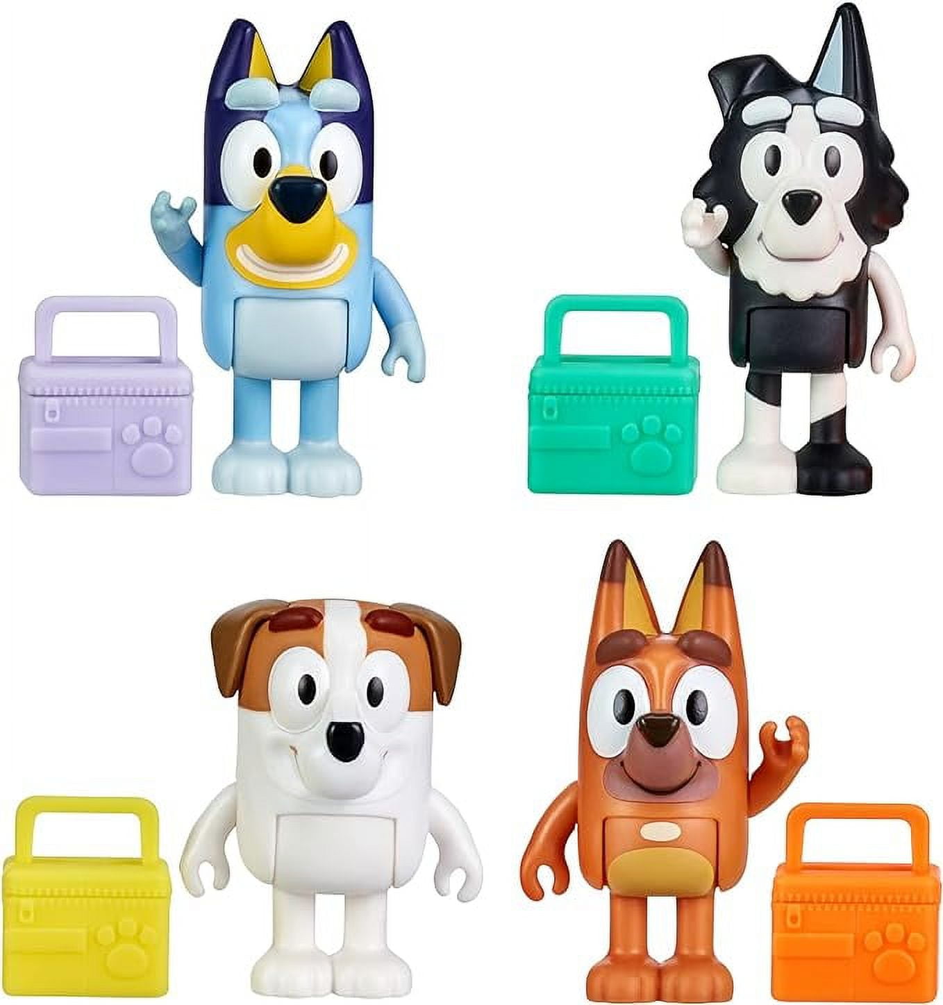 Toysmith - Moose Toys Bluey 4 Pack Figurine Set – Earth