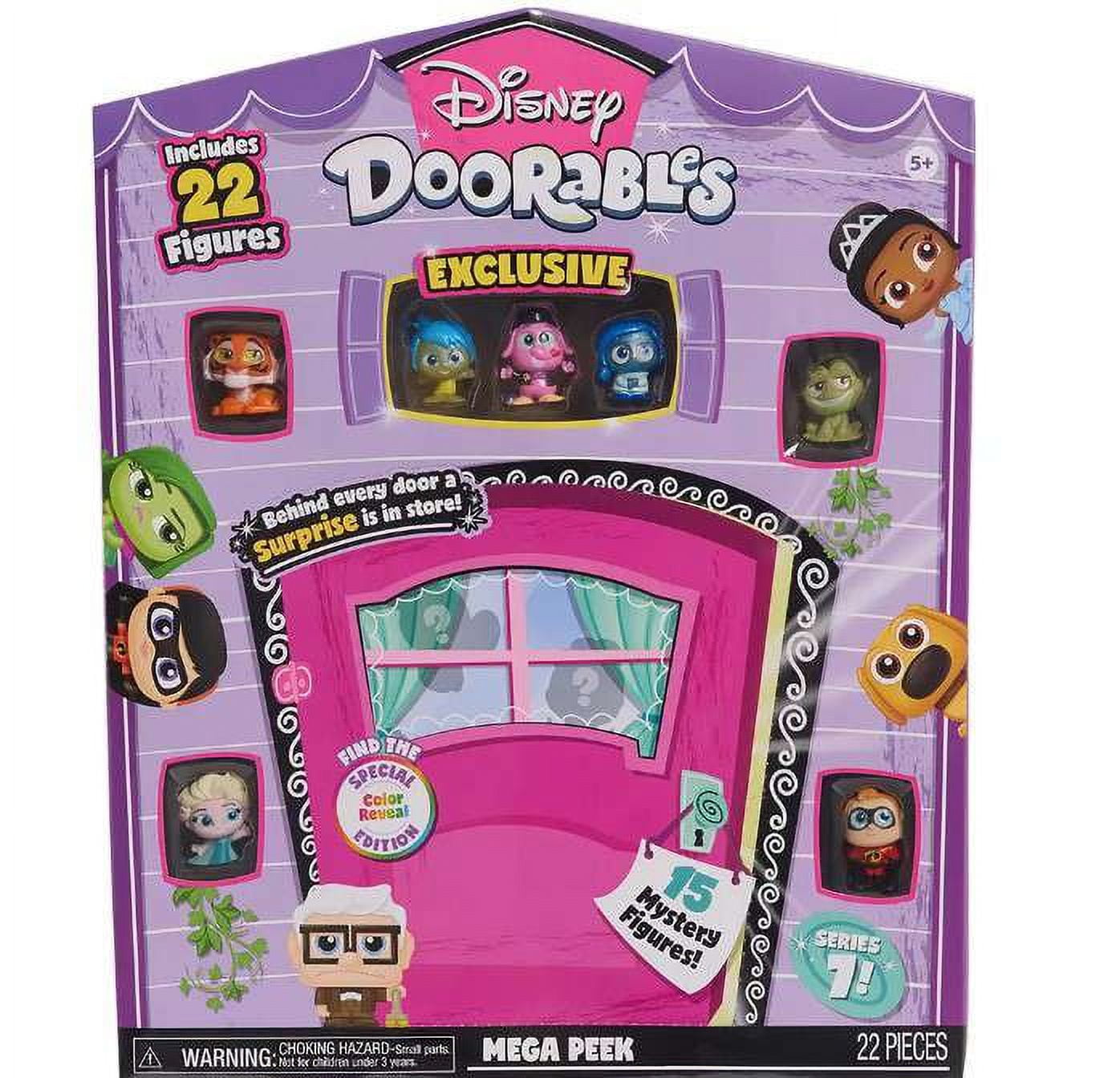 Moose Toys Disney Doorables Series 7 Mega Peek Playset, 22 Figures