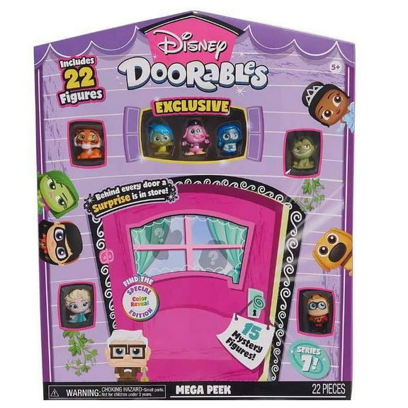 Moose Toys Disney Series 7 MEGA Peek Playset with 22 Random Figures