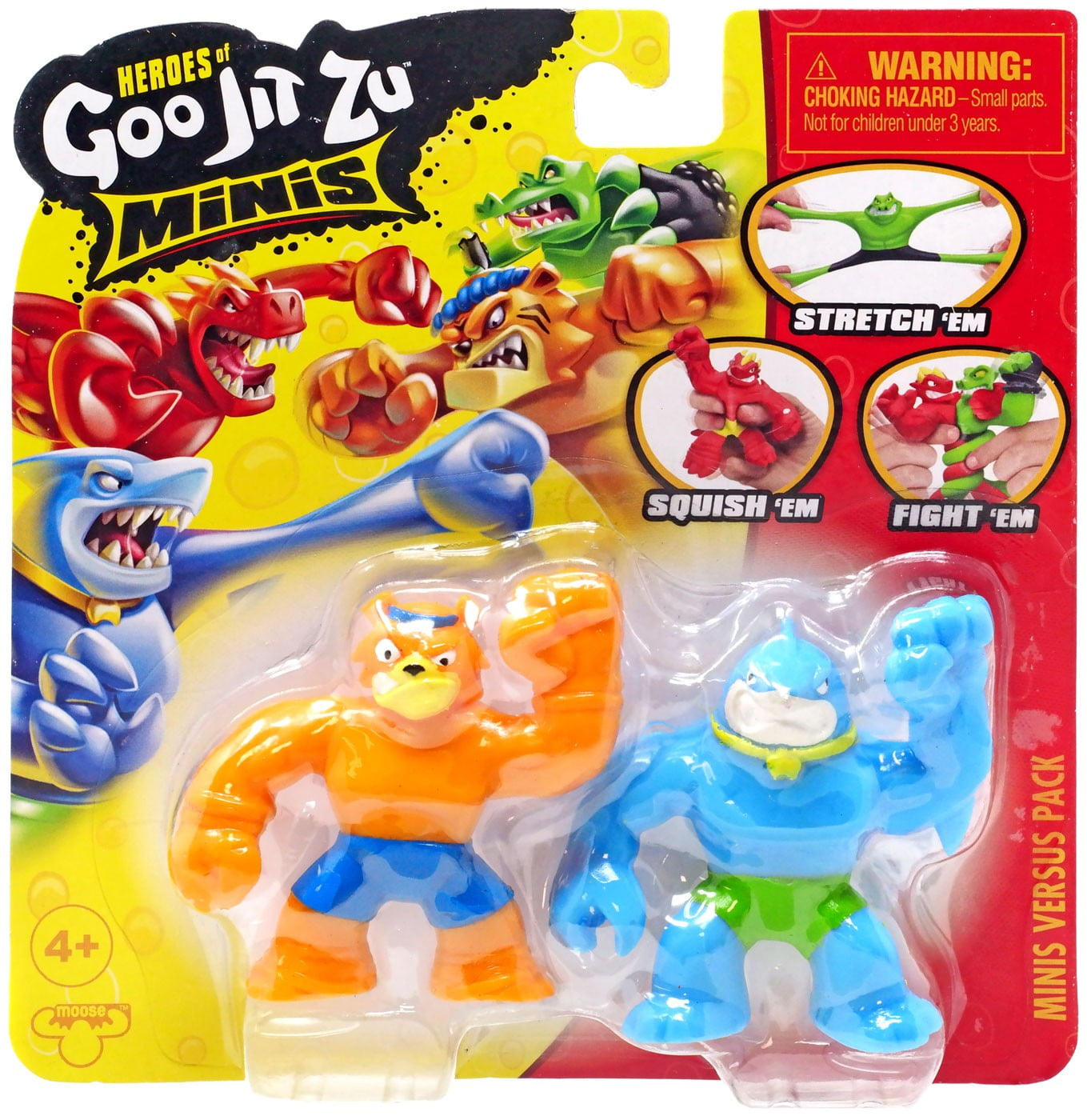 Moose Toys Heroes of GOO JIT ZU Thrash & Tygor, 2 Pieces - Walmart.com