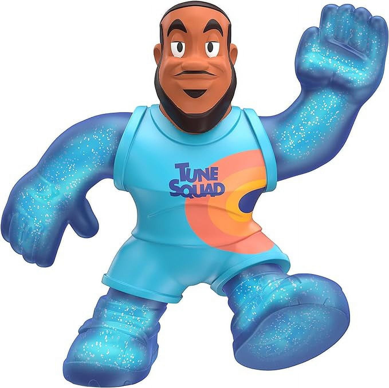 Moose Toys Heroes of Goo JIT Zu – Space Jam: A New Legacy - 5" Stretchy Goo Filled Action Figure - Lebron James (Power Up)