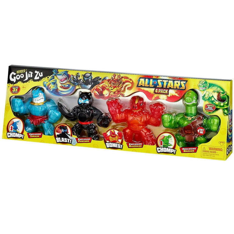 Walmart Exclusive Heroes of Goo Jit Zu All Stars 4-Pack: Thrash