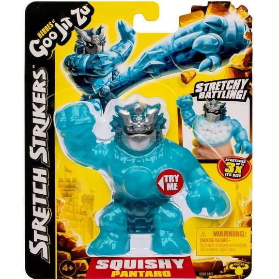 Moose Toys: Heroes of Goo Jit Zu Stretch Strikers Pantaro, Squishy Action Figure