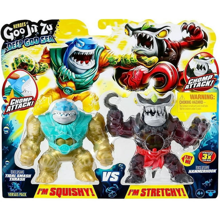 Heroes of Goo Jit Zu Brand New Squishy Toys: Tidal Smash Thrash VS