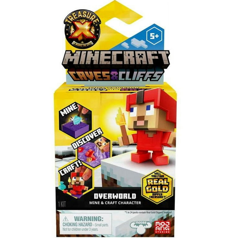 Moose Toys Overworld Series Treasure X Minecraft Action Figure