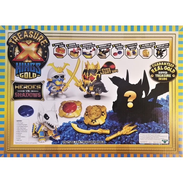 Moose Toys Treasure X Kings Gold Heroes vs Shadows - Walmart.com