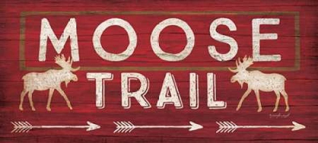 Moose Trail Canvas Art - Jennifer Pugh (24 x 48)