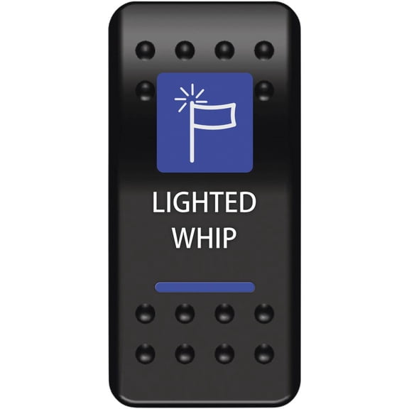 Moose Utility 0616-0329 Rocker Switch - Whip Light (Single Pole, Single Throw)