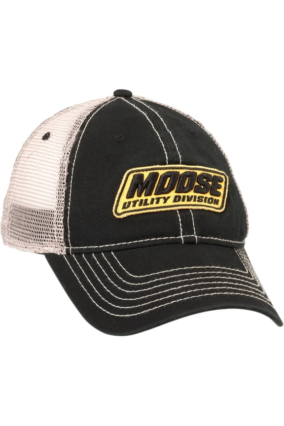 Moose Utility Mud Division Snapback Hat Black/White