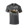 thumbnail image 1 of Moose Wilderness Moonlight & Mountains Short Sleeve T-shirt-Heather Grey-6Xl, 1 of 4