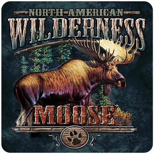 Moose Wilderness Novelty Sign | Indoor/Outdoor | Funny Home Décor for Garages, Living Rooms, Bedroom, Offices | SignMission personalized gift Wall Plaque Decoration