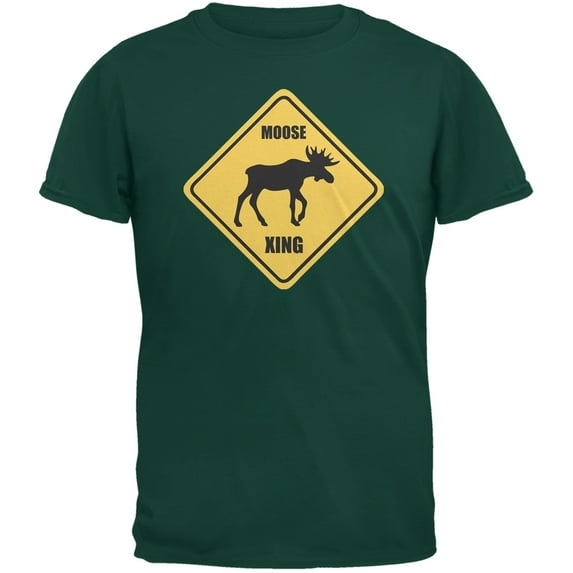 Moose XING Forest Greeen Adult T-Shirt - Large