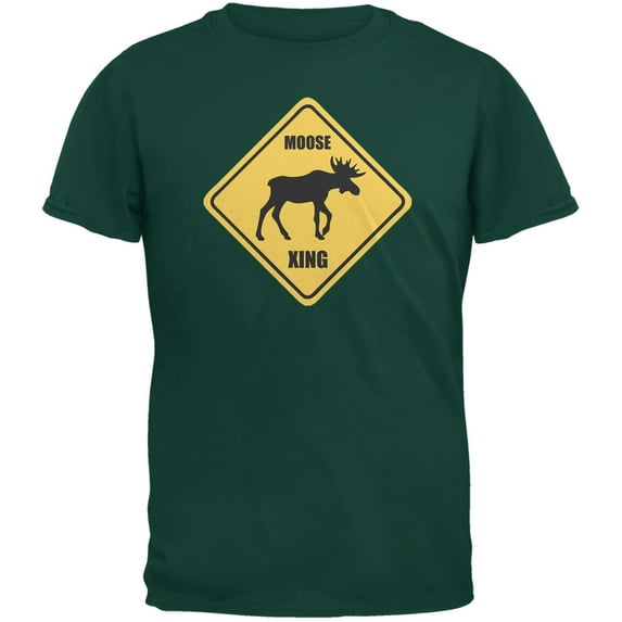 Moose XING Forest Green Youth T-Shirt - X-Large(18)