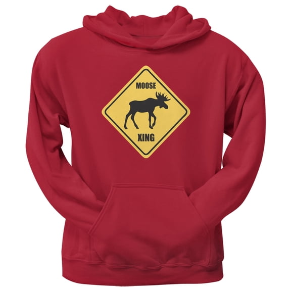 Moose XING Red Adult Hoodie