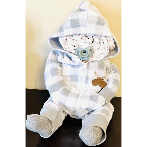 Moose on the Loose Diaper Baby