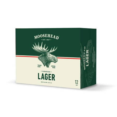 Moosehead Lager Beer 12pk Cans, 12 fl. oz., 5.0% ABV