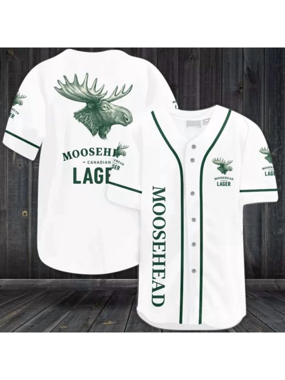 Moosehead Lager Baseball Jersey, Beer Love Jersey Shirt, Father Idea Gift X - Hot Sale 202