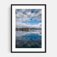 thumbnail image 1 of Moosehead Lake, Greenville - Greenville Maine Photography Landscape Autumn Scenic Nature Water Black Framed Wall Art Print 5 x 7 inches, 1 of 8