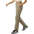 thumbnail image 1 of Moosehill Cargo Hiking Pants for Women with Pockets Quick Dry Lightweight Khaki S, 1 of 9